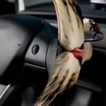 thumbnail image 5 of Cat Retro 14.5 Inch Printing PVC Leather Auto Accessories Car Wheel Cover Steering Wheel Cover, 5 of 6