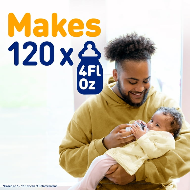 Enfamil Powder Baby Formula with Iron, 12.5 oz ​Can, 6 count