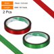 thumbnail image 2 of Washi Prism Tape Set 15mm Wide Holographic Color for Holiday Packaging and Decoration, Red, Green, 2 of 5