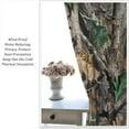 thumbnail image 5 of Forest Camouflage Curtains Camo Oak Branches Leaves Mossy Hunting Lodge Camp Cabin Curtain with Rod Pocket for Bedroom Living Room Home Drapes Window Treatments 2 Panels Set 84" W X 84" L, 5 of 6
