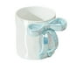 thumbnail image 1 of Tazas con asa de lazo de 12 oz Taza navideña de cerámica con lazo Taza de café caliente para mujeres Compañeras de trabajo San Valentín Navidad Cumpleaños, 1 of 8