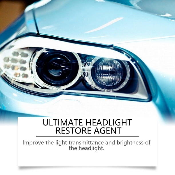 Hxlamzoo 100ml Auto Headlight Restorer with Ceramic Coating – Easy