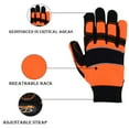 thumbnail image 3 of Riggermen Men’s Heavy Duty Mechanic Work Gloves Touchscreen Multiuse Orange, L, 3 of 8