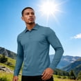 thumbnail image 3 of Sun Protection Shirt for Men, Long Sleeve Quick-Dry Protective Clothing for Outdoor Sports, 3 of 8