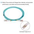 thumbnail image 4 of 3 Metros 9,8 pies Fibras Parche Cable Multimodo Dúplex LC-LC OM3 LSZH Fibras Óptico Puente Verde para Rojo Transceptor Instrumentación 1 Uds, 4 of 6