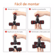 thumbnail image 2 of Par De Barras Para Hacer Lagartijas Belug Gym Negro Rojo, 2 of 5