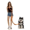 thumbnail image 1 of Correa para perro WANFIRE ajustable de 1,8 a 2,9 m con manos libres, naranja, 1 of 7