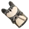 thumbnail image 3 of Toystoory Manta de franela de animales de dibujos animados, sofá de 2 lados, alfombra para siesta de dormitorio para niños y adultos, viajes al aire Decoración del hogar Fornido Toystoory HA002475-02, 3 of 6