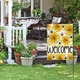 thumbnail image 3 of Sunflower Bee Spring Summer Garden Flag 12x18 Inch Double Sided Outside, Welcome Seasonal Yard Outdoor Flag, 3 of 6