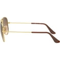 thumbnail image 2 of Ray-Ban Junior RJ9506S Metal Aviator Sunglasses, Arista/Brown Gradient Dark Brown, 52 mm, 2 of 4