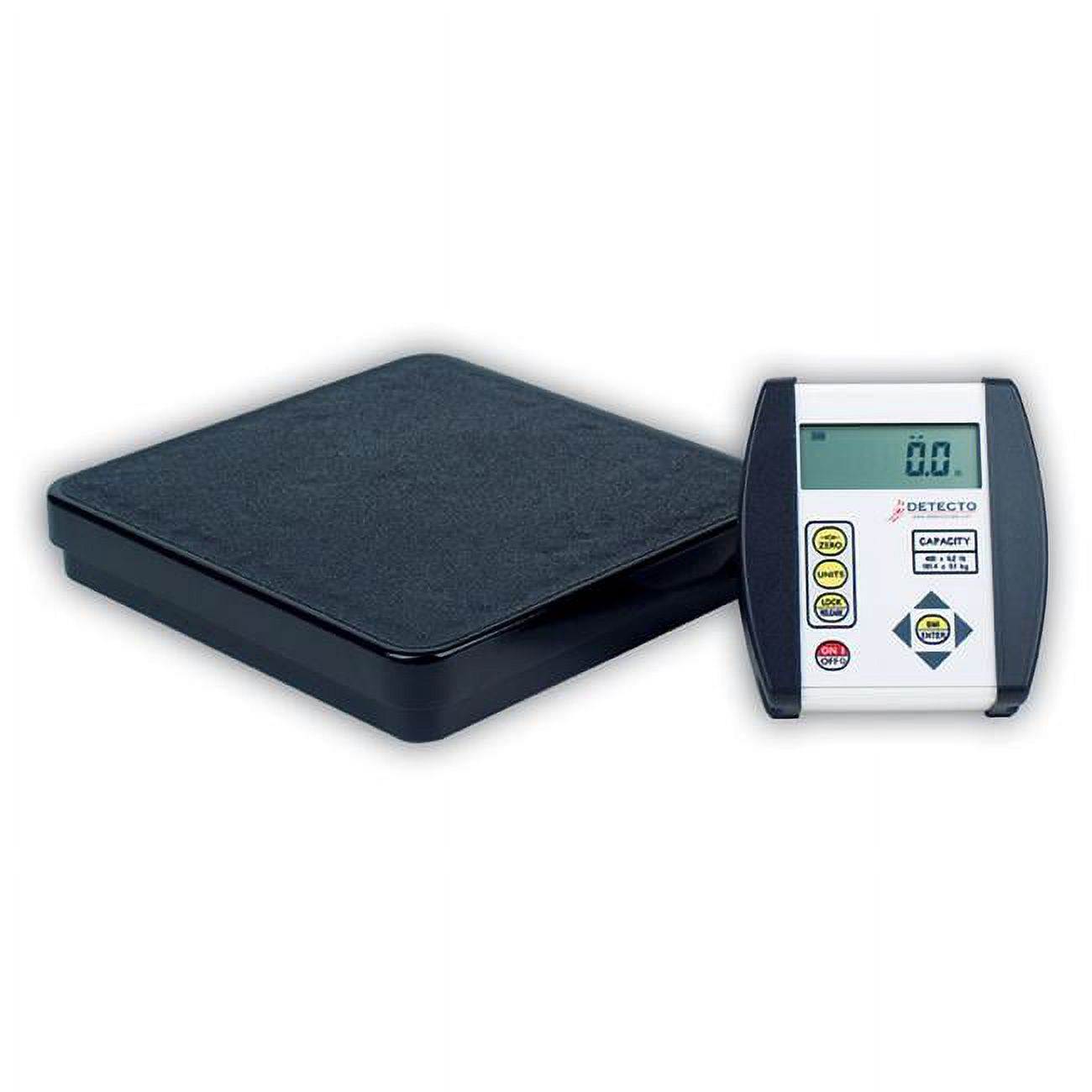 Cardinal Scale-Detecto DR400-750 General Purpose Portable Scale 400 Lb X .2 Lb- 180 Kg X .1 Kg 12 in. X 12 in. Platform