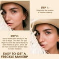 thumbnail image 6 of Sweat-proof Make up Kit Cute Elk Makeup Long Lasting Faux Freckles Makeup Pen Freckle Pen Lifelike Freckle Tint 02-NATURAL COFFEE, 6 of 8