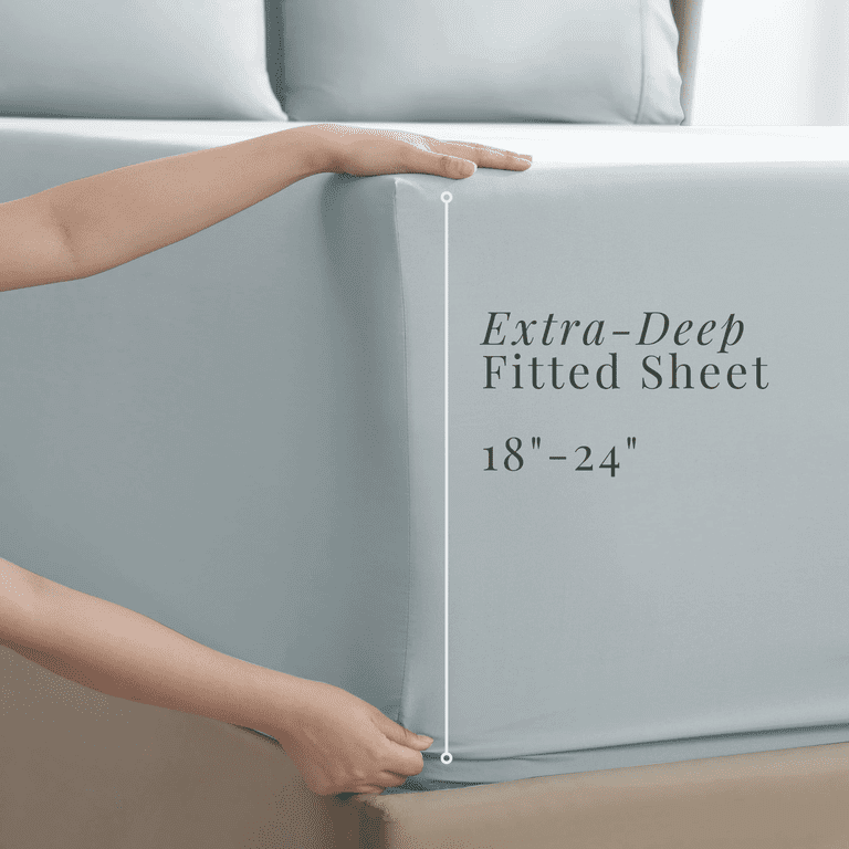 Nestl Extra Deep Pocket Twin XL Sheet Set, 4-Piece photo 3