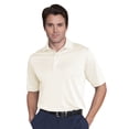 thumbnail image 1 of Monterey Club Men's Tonal Pinstripe Texture Solid Golf Polo Shirt #1087, 1 of 2