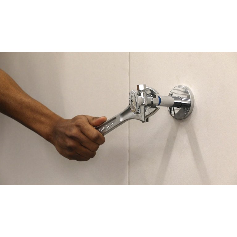 Keeney PP2889EZ Quarter Turn No Crimp PEX Straight Valve, 1