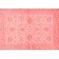 thumbnail image 1 of Ahgly Company Machine Washable Indoor Rectangle Oriental Red Traditional Area Rugs, 4' x 6', 1 of 4