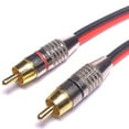 thumbnail image 3 of Speaker Cables to RCA Plugs Adapter, 2-Channel (1 Foot), 3 of 5