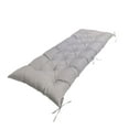 thumbnail image 2 of colaxi Garden Bench Cushion Rectangle -bank -pad -gifts, Comfortable Seat Cushion Terrace Pillow for Furniture in The Open Liebeseat Terrace Stool Light Gray, 2 of 9
