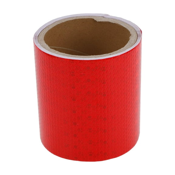 Unique Bargains Universal 9.84ft x 3.94In Air-Release Adhesive Pinstripe Tape Reflective Automotive Pinstriping Tape Red