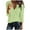 B-Green, variant on Xunlbb Women's Long Sleeve T-Shirt V-Neck Loose Fits Soft Knit Warm Top Women's Solid Color Stripe Print Regular Sleeve Top, S-2XL