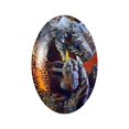 thumbnail image 1 of 2.34 in Lava Dragon Resin Decorative Figurine, 1 of 8
