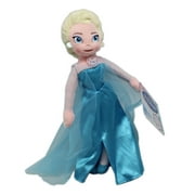 Disney's Frozen Princess Elsa Blue Dress Small Size Stuffed Toy (8in)