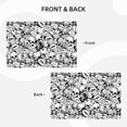 thumbnail image 3 of Placemats Set Of 4 / 6, Black White Skull Placemats For Dining Table Indoor/Outdoors Heat Resistant Washable Placemats 18" X 12", 3 of 8