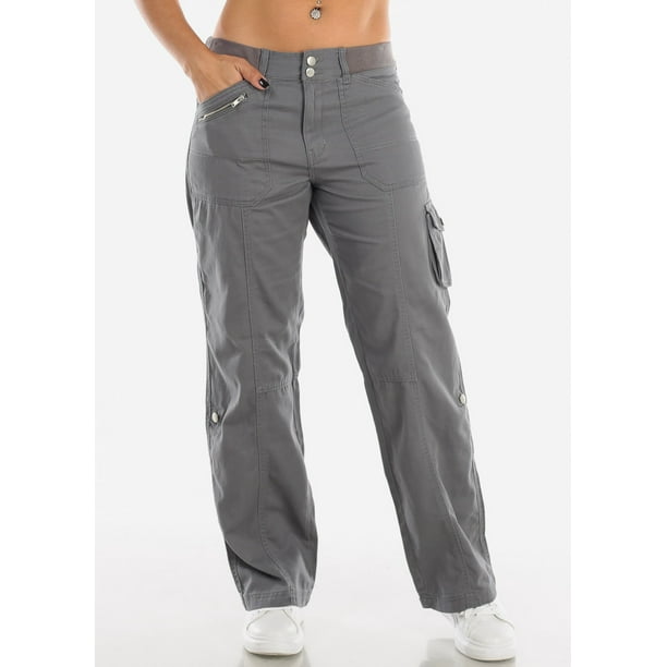 cargo pants with drawstring