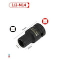 thumbnail image 2 of Chendee Suqare Screw Tap Socket 1/2 Inch Driver For Square Driver Electric Wrench M6- For M24,M14, 2 of 9