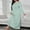 Mint Green, variant on Fesfesfes Women's Plaid Midi Dress Fall Comfortable Plus Size Casual Long Sleeve Crew Neck Pajamas Loose Breathable Home Wear Outfits(Green#1,S)