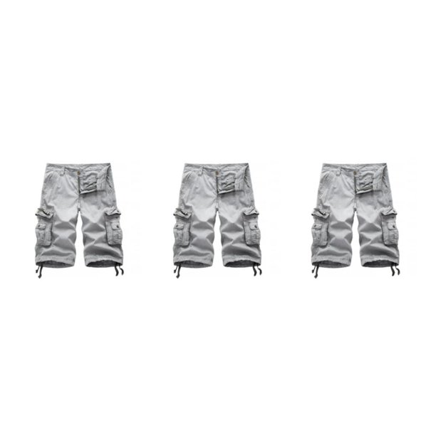 Sonducket Pantalones cortos de carga Pantalones casuales Traje de hombre Resistencia al desgaste Interior Lavable de larga duración Traje de Type1 NO1