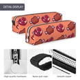 thumbnail image 4 of Fotbe Cartoon Meat Pattern Leather Pencil Case, Pencil Pouch with Durable Zipper, Compact and Stylish Organizer for Stationery, Art Supplies, Travel Essentials, 4 of 7