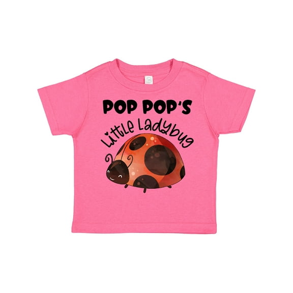Inktastic Pop Pop's Little Ladybug Boys or Girls Toddler T-Shirt