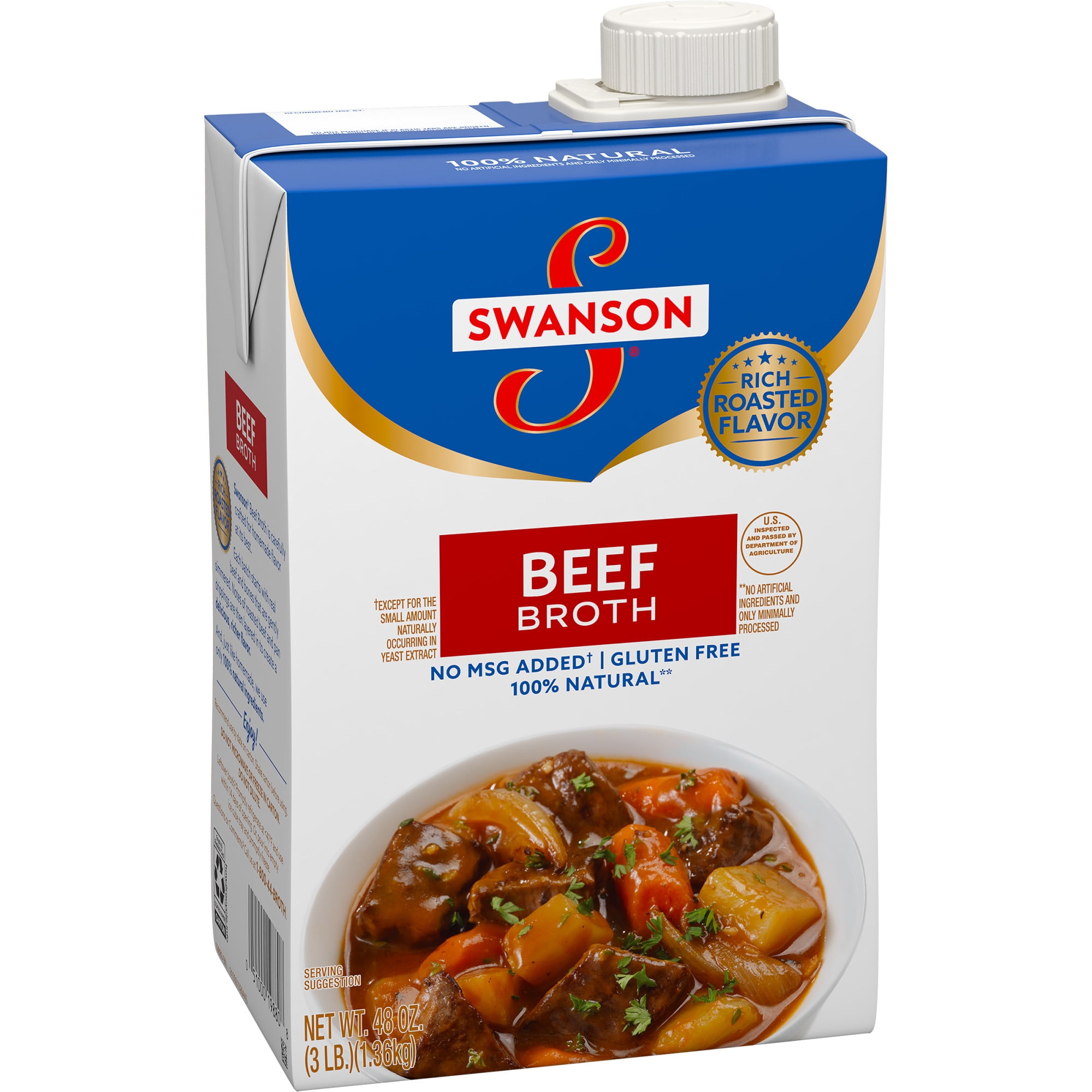 Swanson Beef Broth, 48 oz. Carton