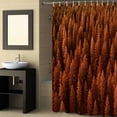 thumbnail image 2 of Fabric Shower Curtain, Summer Orange Pine Trees Forest Shower Curtains with 12 Hooks Waterproof Machine Washable Bath Curtains for Bathroom,36 x 78in, 2 of 6