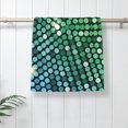 thumbnail image 5 of KLL Green Disco Lights Ultra Absorbent & Soft Hand Towels for Bath, Hand, Face, Gym and Spa-27.5x16in, 5 of 7