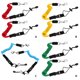 thumbnail image 5 of Speravity 2 piezas Kayak Paddle Leash Lanyard Cuerda anticaída Bombillas para automóviles rojo Speravity VI014543-01, 5 of 6
