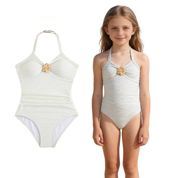 Swimsuit Kids One Piece Swimsuit Girls Bathing Suits for Girls 9-10 Years