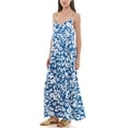thumbnail image 4 of Nicole Miller Women's Maxi Slip Dress With Built In Bra, Sizes S-XL, 4 of 5