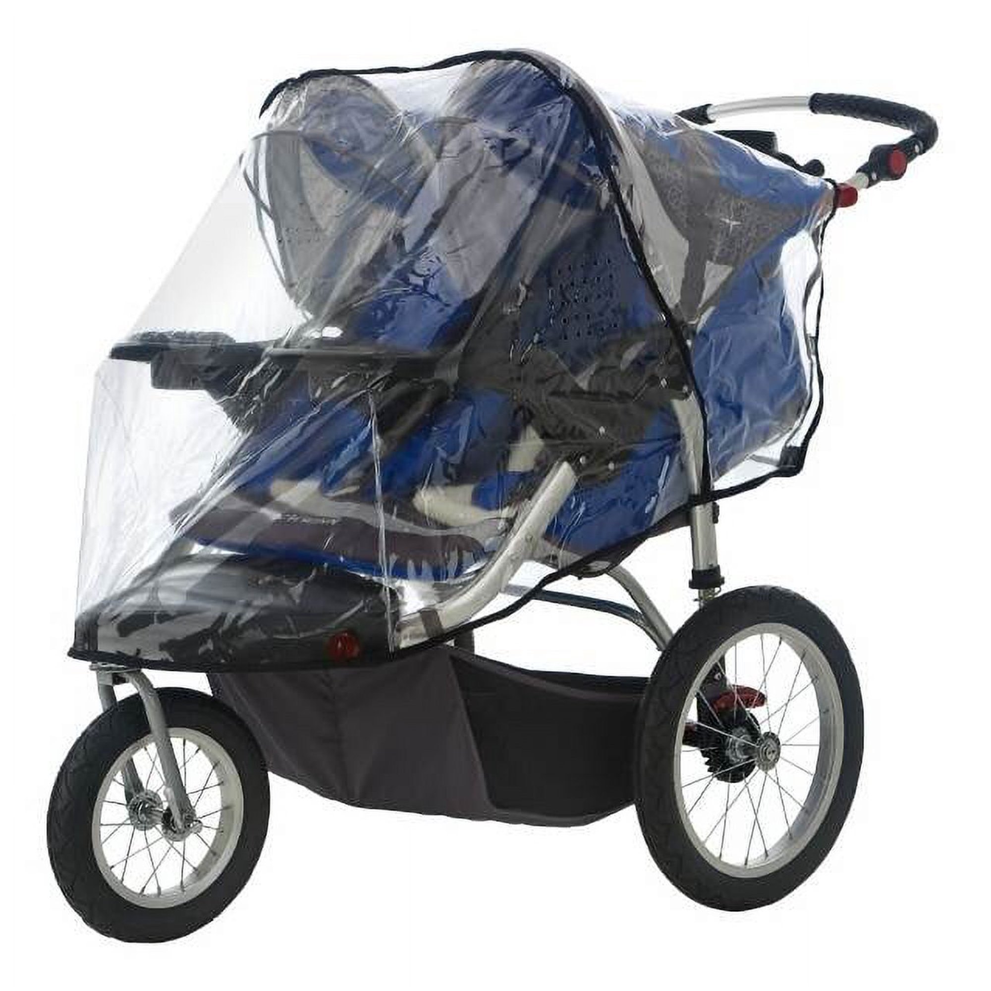 Instep Swivel Wheel Double Jogger Stroller Weather Shield