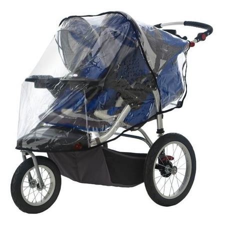 Instep Swivel Wheel Double Jogger Stroller Weather Shield