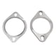 thumbnail image 4 of Exhaust Downpipe Flange, 2 Bolts Exhaust Flange Connection Kit 3in High Strength Metal Alloy  For Exhaust Catback Headers ANGGREK 3in Exhaust Flange, 4 of 8