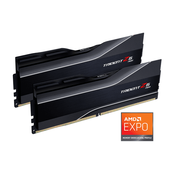 G.SKILL Trident Z5 Neo Series AMD EXPO 32GB (2 x 16GB) 288-Pin PC RAM DDR5 6000 (PC5 48000) Desktop memory Model F5-6000J3038F16GX2-TZ5N