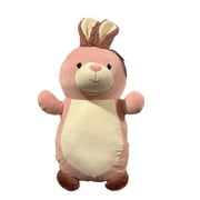 Squishmallows Official Kellytoy Easter Squad Squishy Soft Plush Toy Animal (18 Inch Hug Mees, Bop Pink Bunny (Plain Belly))