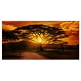 thumbnail image 2 of African Sunset with Lonely Tree - African Landscape Canvas Art Print, 2 of 3