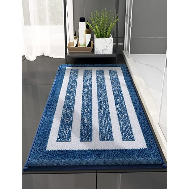 Navy blue clearance bath mat