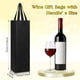 thumbnail image 2 of Bolsas de regalo Windyun para vino, 100 unidades, reutilizables, 35 x 9 x 10 cm, con asa, 2 of 7