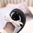 thumbnail image 6 of Sweet Princess Girls Bow Accent Mary Jane Shoes Elegant Tweed Dress Flats with Soft Cushioned Sole, Ideal for Recitals Performances & Parties Beige 11.5 Little Kids(29), 6 of 9
