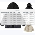 thumbnail image 2 of NAISIBABY Boys Winter Quilted Coat, Thicken Warm Fashion Hooded Button Up Kids Padded Jacket with Pockets Beige 7T, 2 of 5