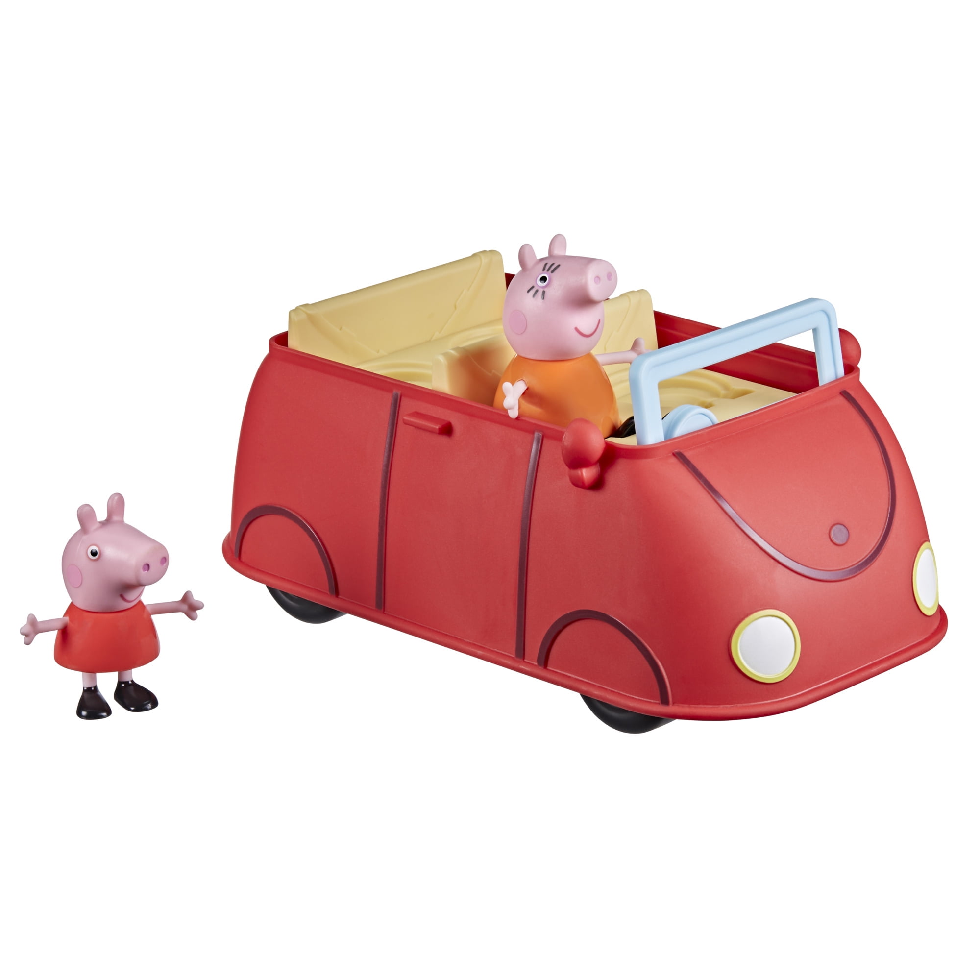 Mummy Daddy & Peppa Pig Figures Includes Sounds NEW Peppa Pig Push & Go Car 